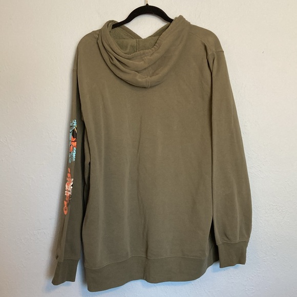 VTG Naruto Shippuden Mens Sz 2XL Graphic Kanji Anime Pullover Hooded Sweatshirt - Picture 5 of 12